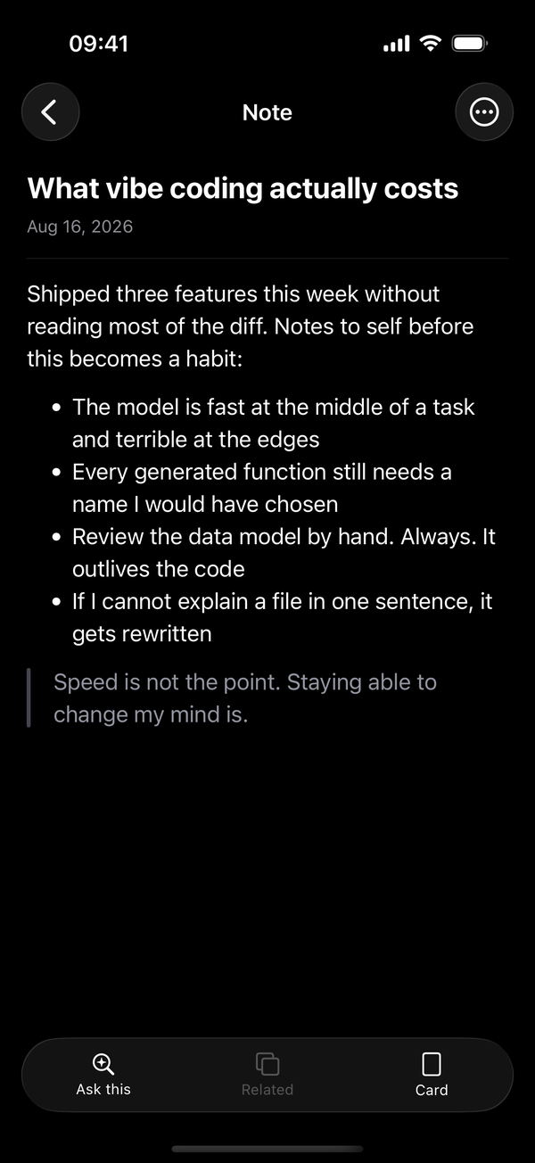 Reader: a clean article view